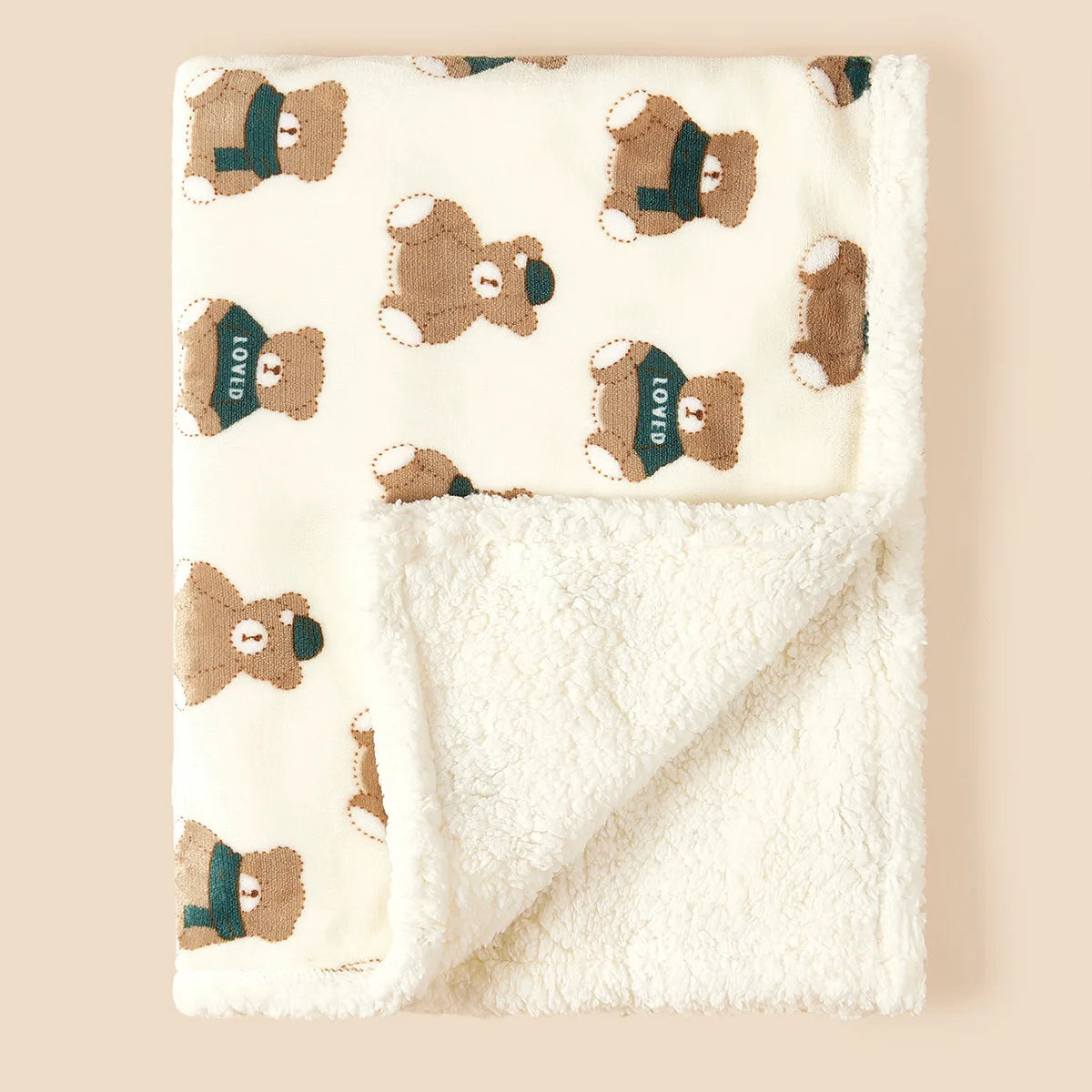 Ultra Soft Warm Cozy  Fleece Toddler,Fluffy Infant or Newborn Receiving Blanket for Crib,Cute Warm Baby Blanket