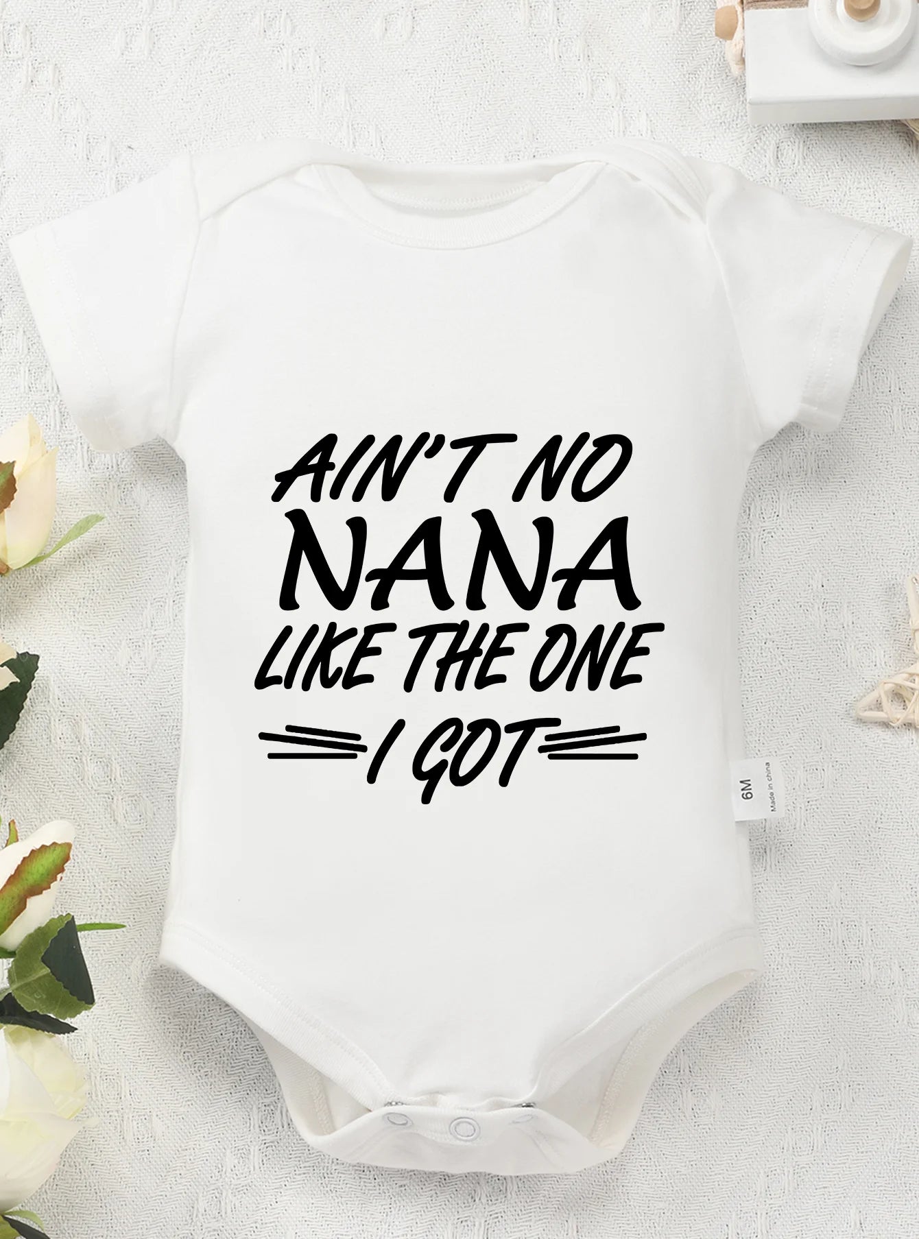 Jumpsuit Newborn Bodysuit Rompers Ain't No Nana Like The One I Got Print Baby Girl Boy Toddler Clothes Infant Short Sleeve