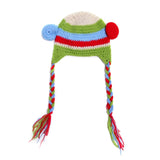 Baby Photography Props Handmade Knitted Monky Hats Colorful Cap for Newborn Girls and Boys