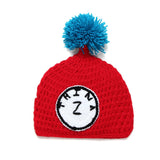 Baby Boys and Girls Handmade Knitted Clock Hats Versatile Cap for Twins