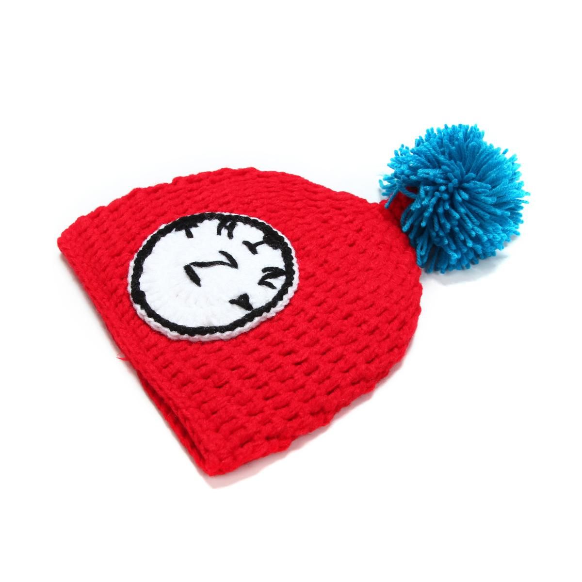 Baby Boys and Girls Handmade Knitted Clock Hats Versatile Cap for Twins