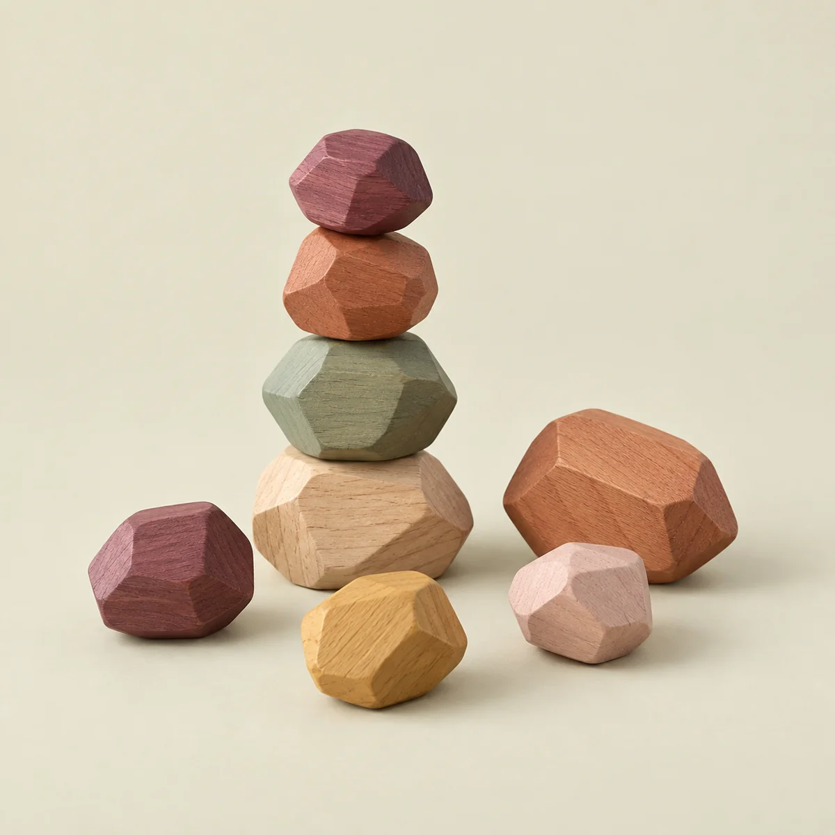 Pebble Play Balancing Stones, full product view